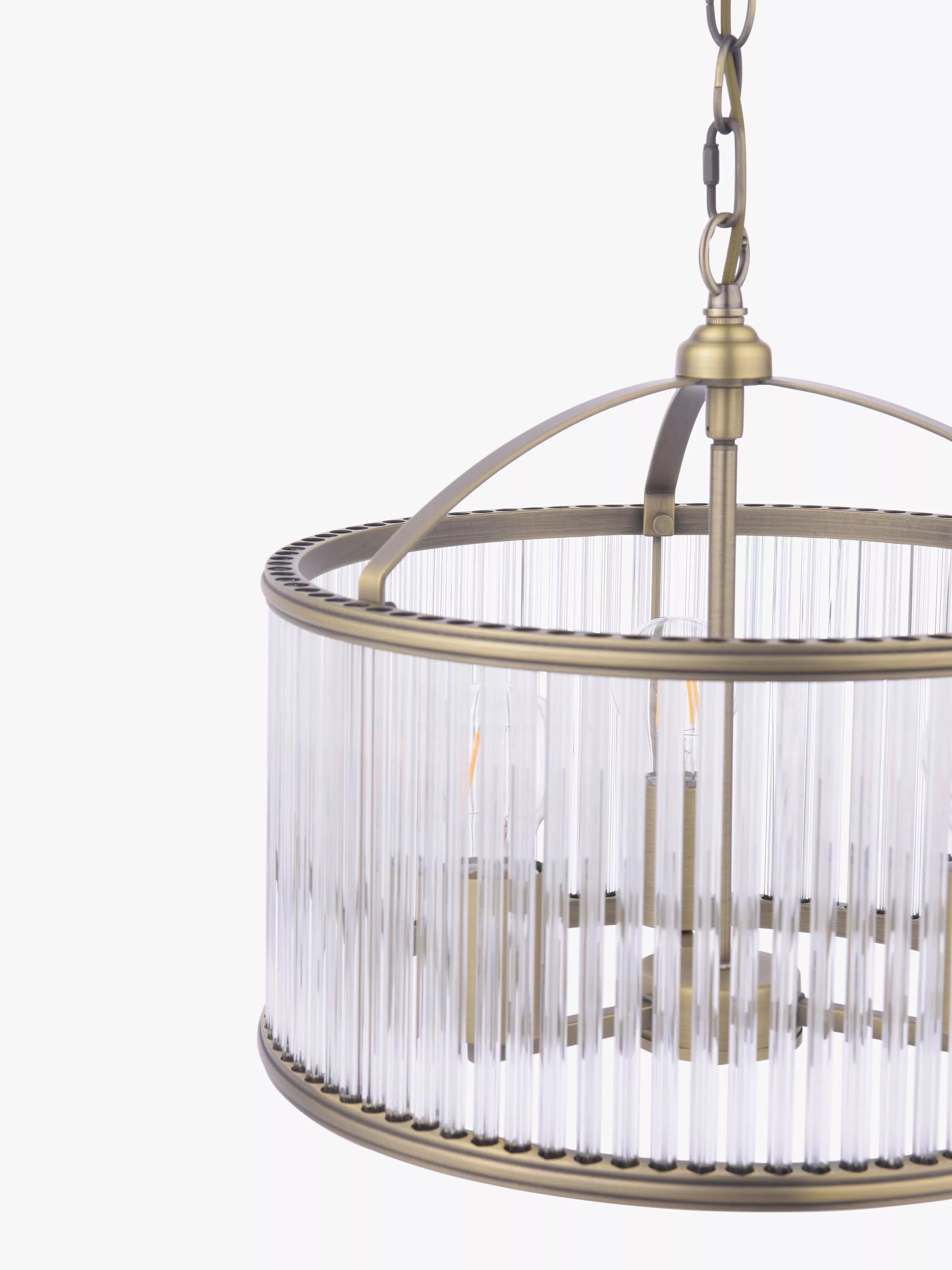 Laura Ashley pendant light antique brass 38cm (British brand)