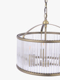 Laura Ashley pendant light antique brass 38cm (British brand)