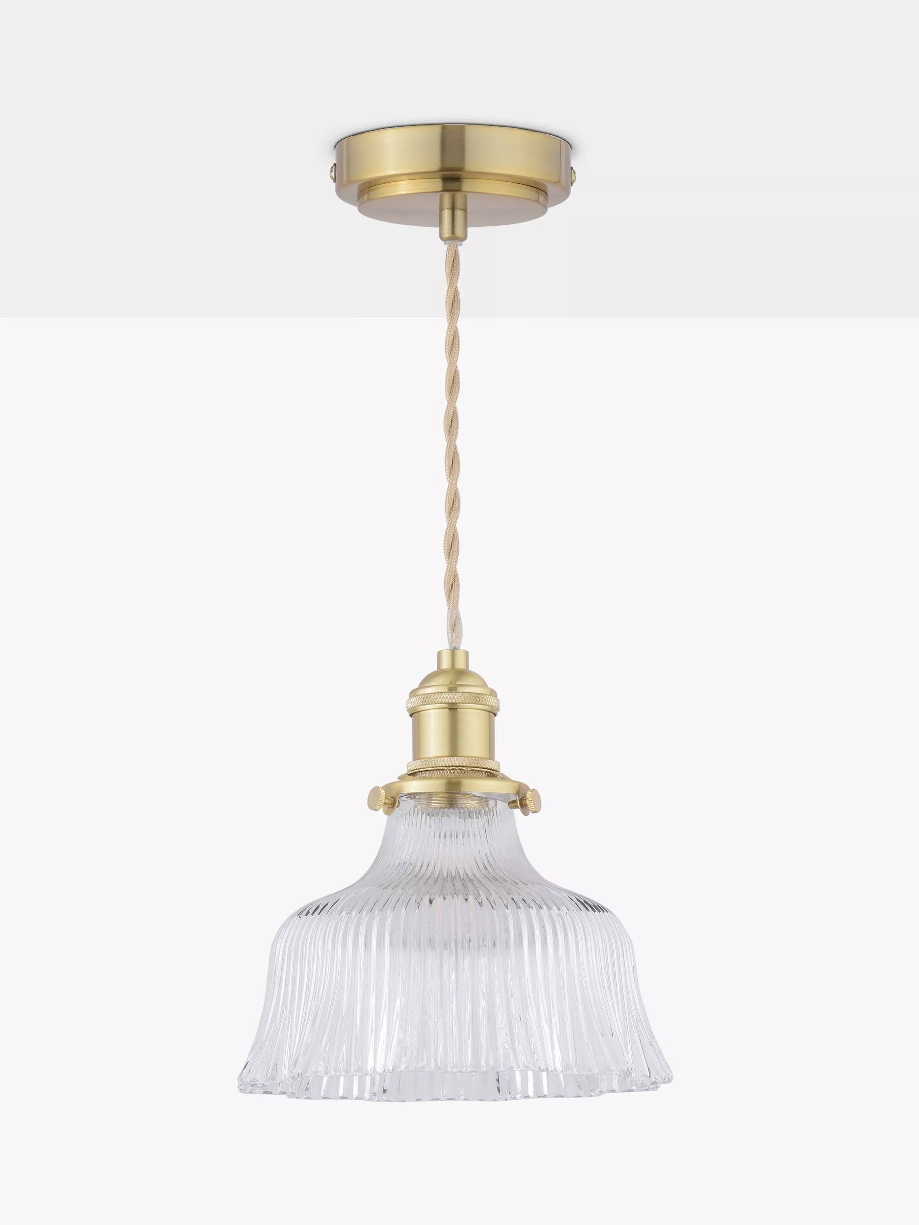 Laura Ashley ceiling light antique brass (British brand)