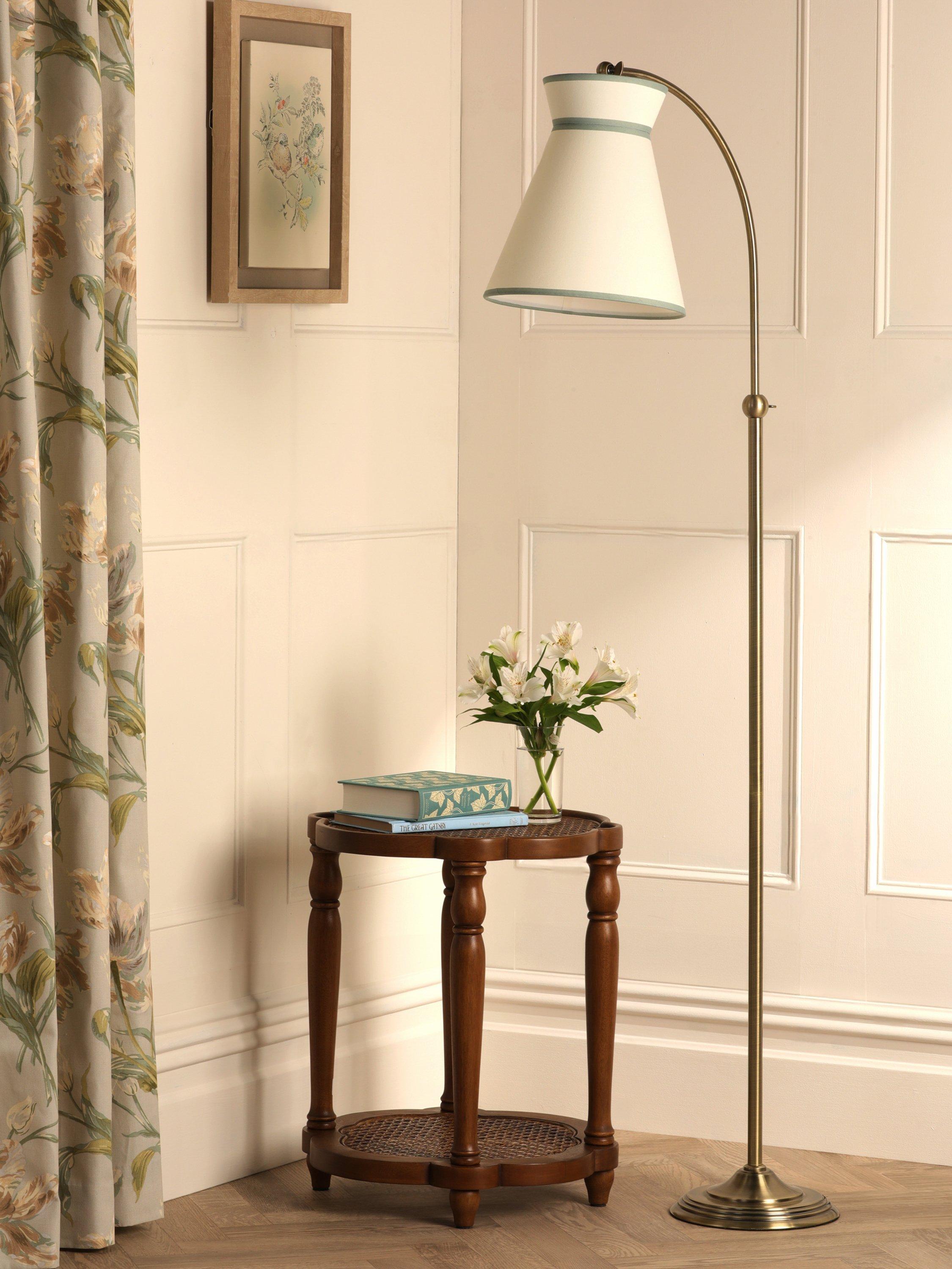 Laura Ashley floor lamp antique brass (British brand)