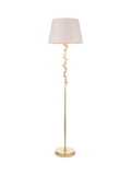 Laura Ashley Halton floor lamp in gold (British brand)