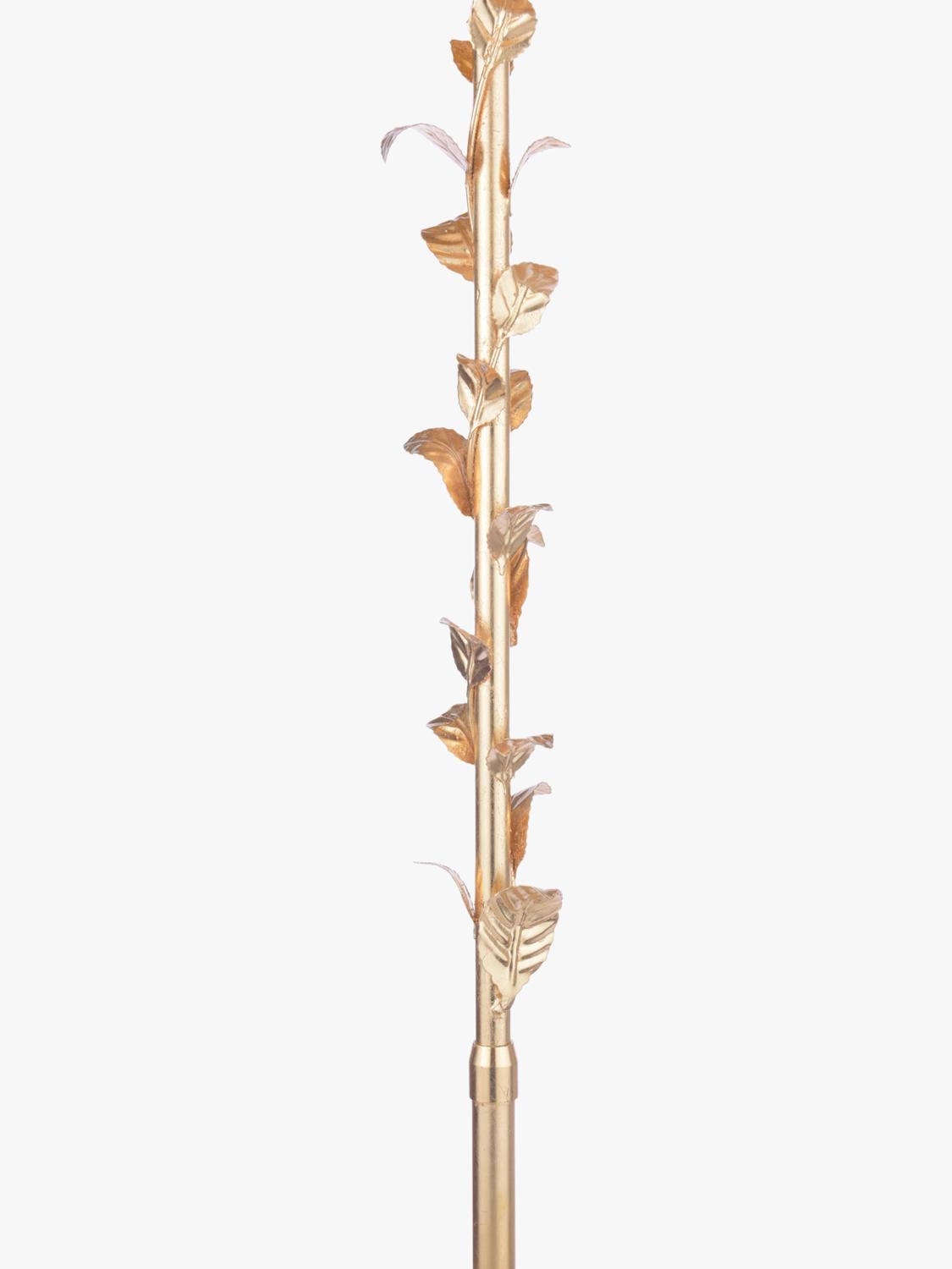 Laura Ashley Halton floor lamp in gold (British brand)