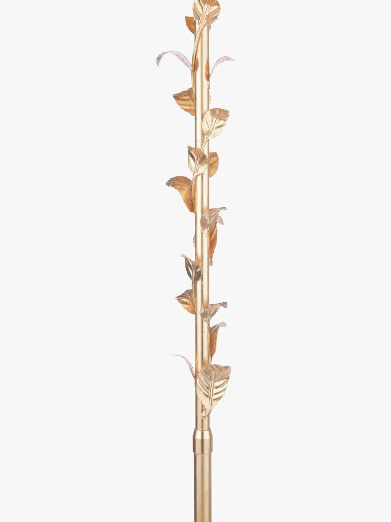 Laura Ashley Halton floor lamp in gold (British brand)