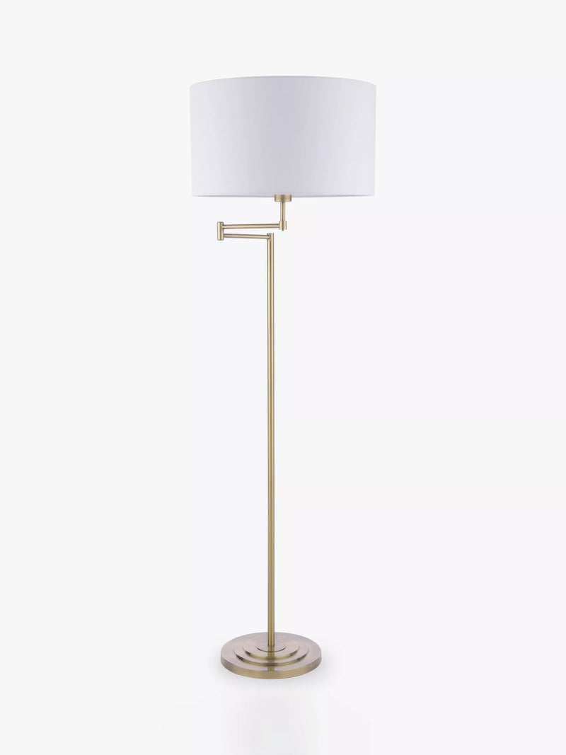 Laura Ashley Marlowe swing arm floor lamp, imported from the UK