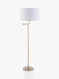 Laura Ashley Marlowe swing arm floor lamp, imported from the UK