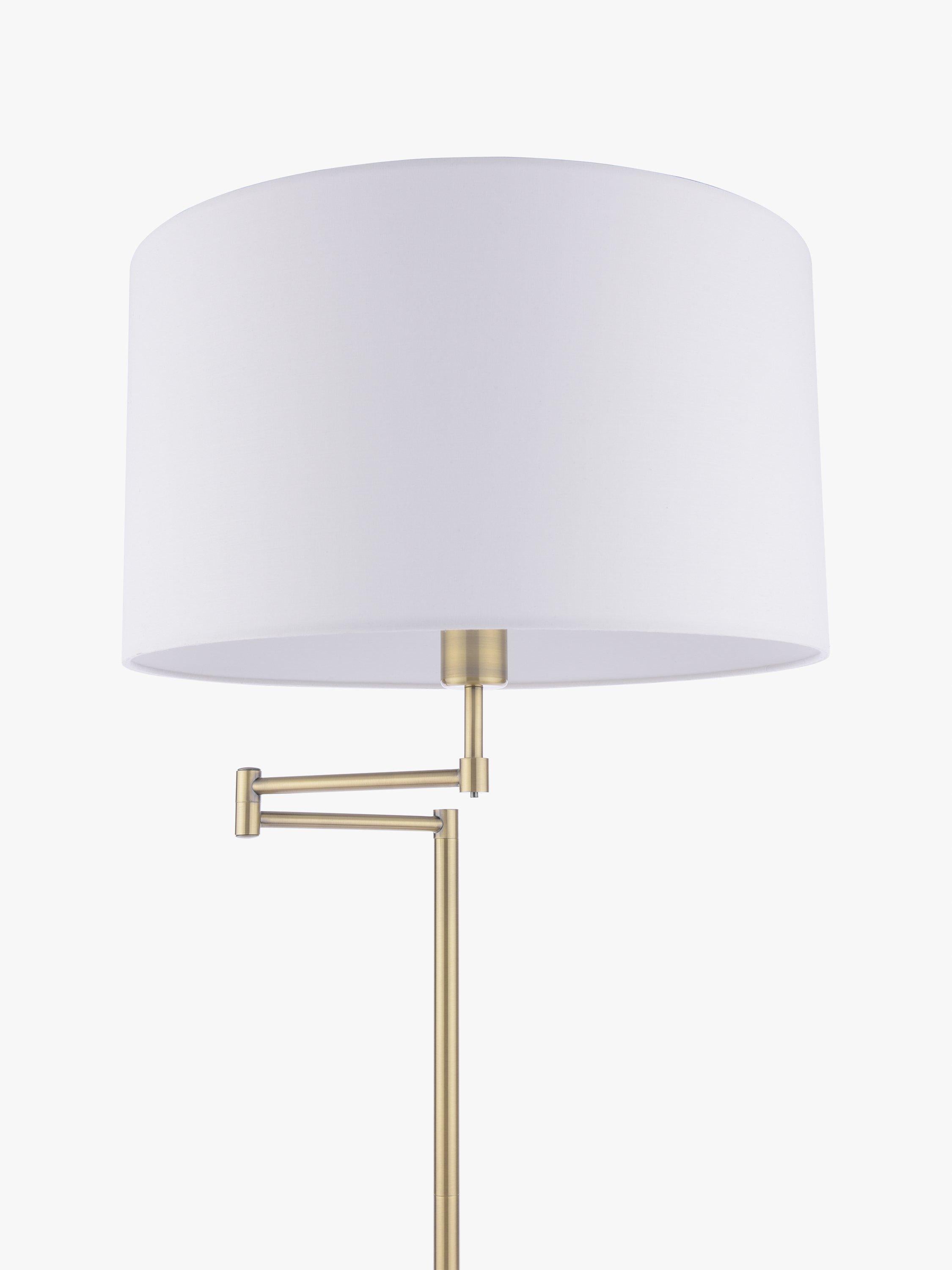 Laura Ashley Marlowe swing arm floor lamp, imported from the UK