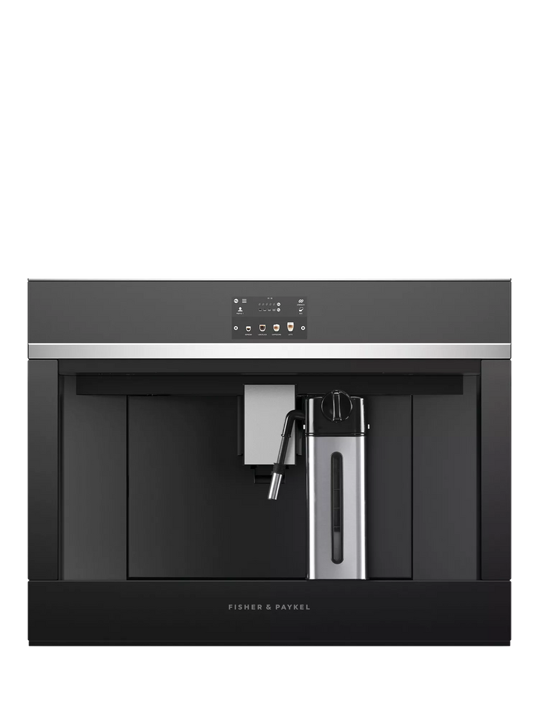 Fisher & Paykel EB60DSX1 Built In Coffee Machine, Black