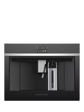 Fisher & Paykel EB60DSX1 Built In Coffee Machine, Black