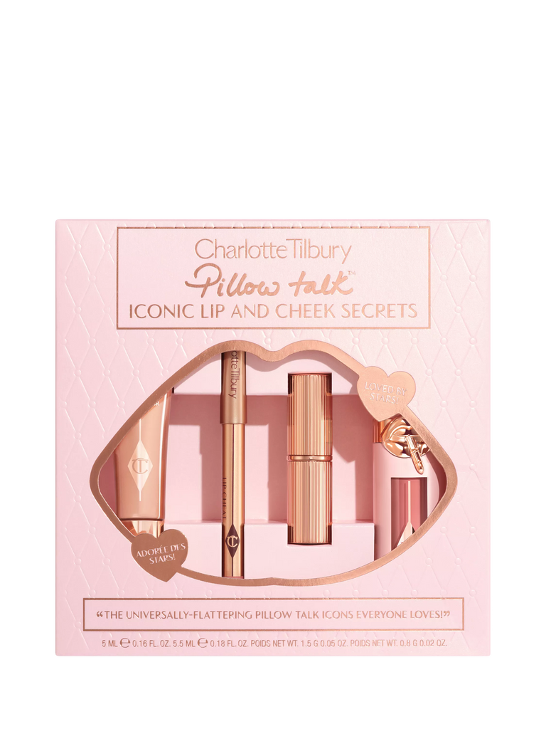 Charlotte Tilbury Pillow Talk Iconic Lip And Cheek Secrets Makeup Gift Set