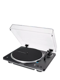 Audio-Technica AT-LP70XBT Bluetooth turntable in black and silver (British brand)