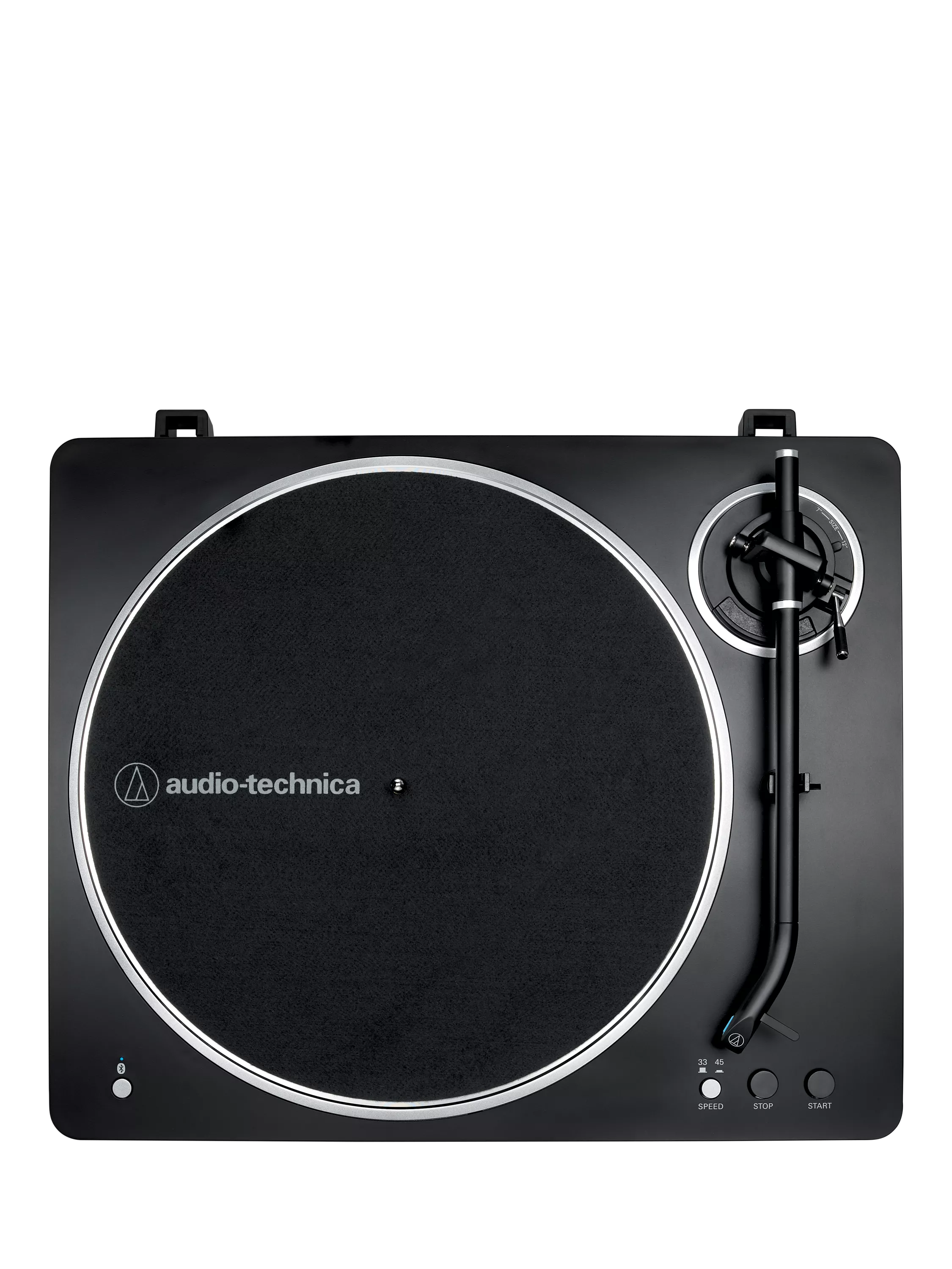 Audio-Technica AT-LP70XBT Bluetooth turntable in black and silver (British brand)