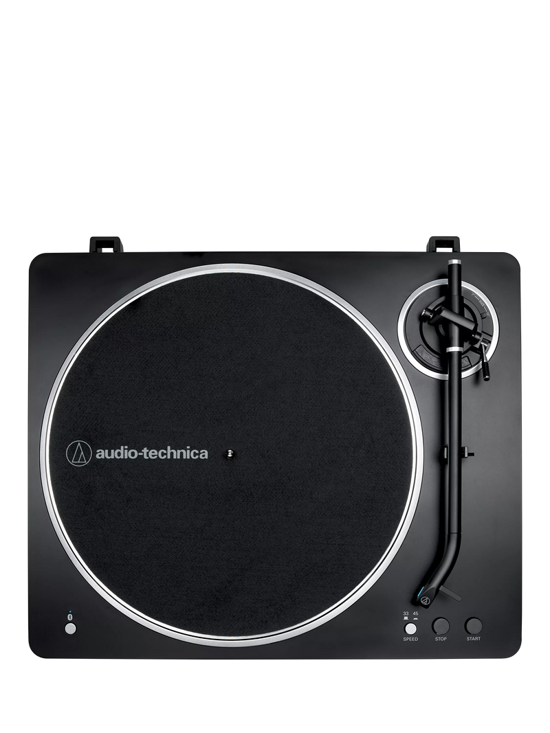 Audio-Technica AT-LP70XBT Bluetooth turntable in black and silver (British brand)