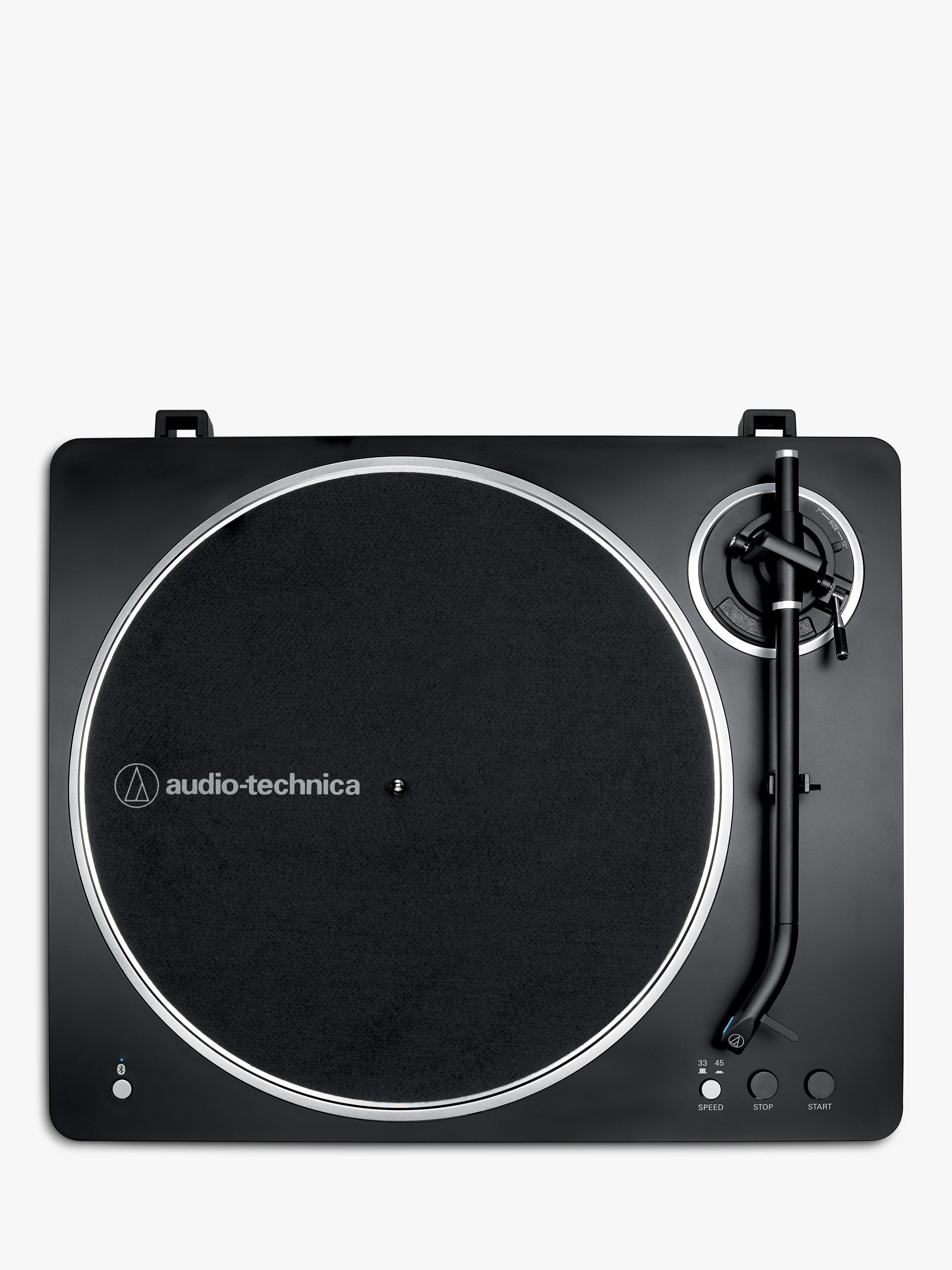Audio-Technica AT-LP70XBT Bluetooth turntable in black and silver (British brand)