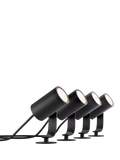 Philips Hue Lily outdoor spotlight base unit with 4 spotlights black, imported from the UK