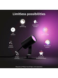 Philips Hue Lily outdoor spotlight base unit with 4 spotlights black, imported from the UK