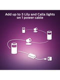Philips Hue Lily outdoor spotlight base unit with 4 spotlights black, imported from the UK
