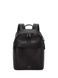 TUMI Voyageur Holland leather backpack black/gunmetal, UK version