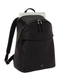 TUMI Voyageur Holland leather backpack black/gunmetal, UK version