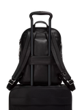 TUMI Voyageur Holland leather backpack black/gunmetal, UK version