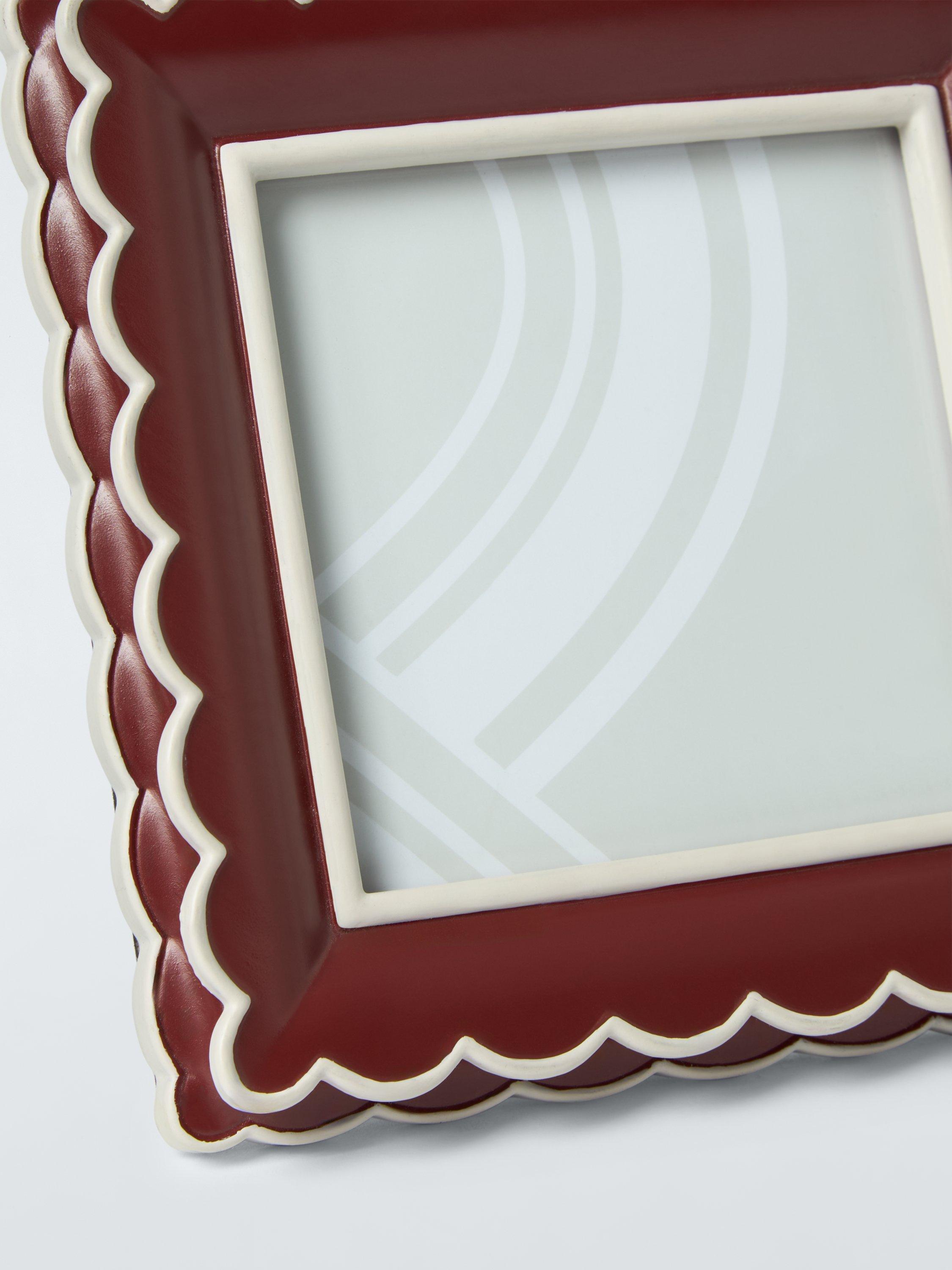 John Lewis scallop hand-painted photo frame 4x4 inch, imported from the UK