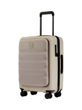 Antler Icon Stripe Pocket 4-Wheel 56cm Cabin Case, Taupe
