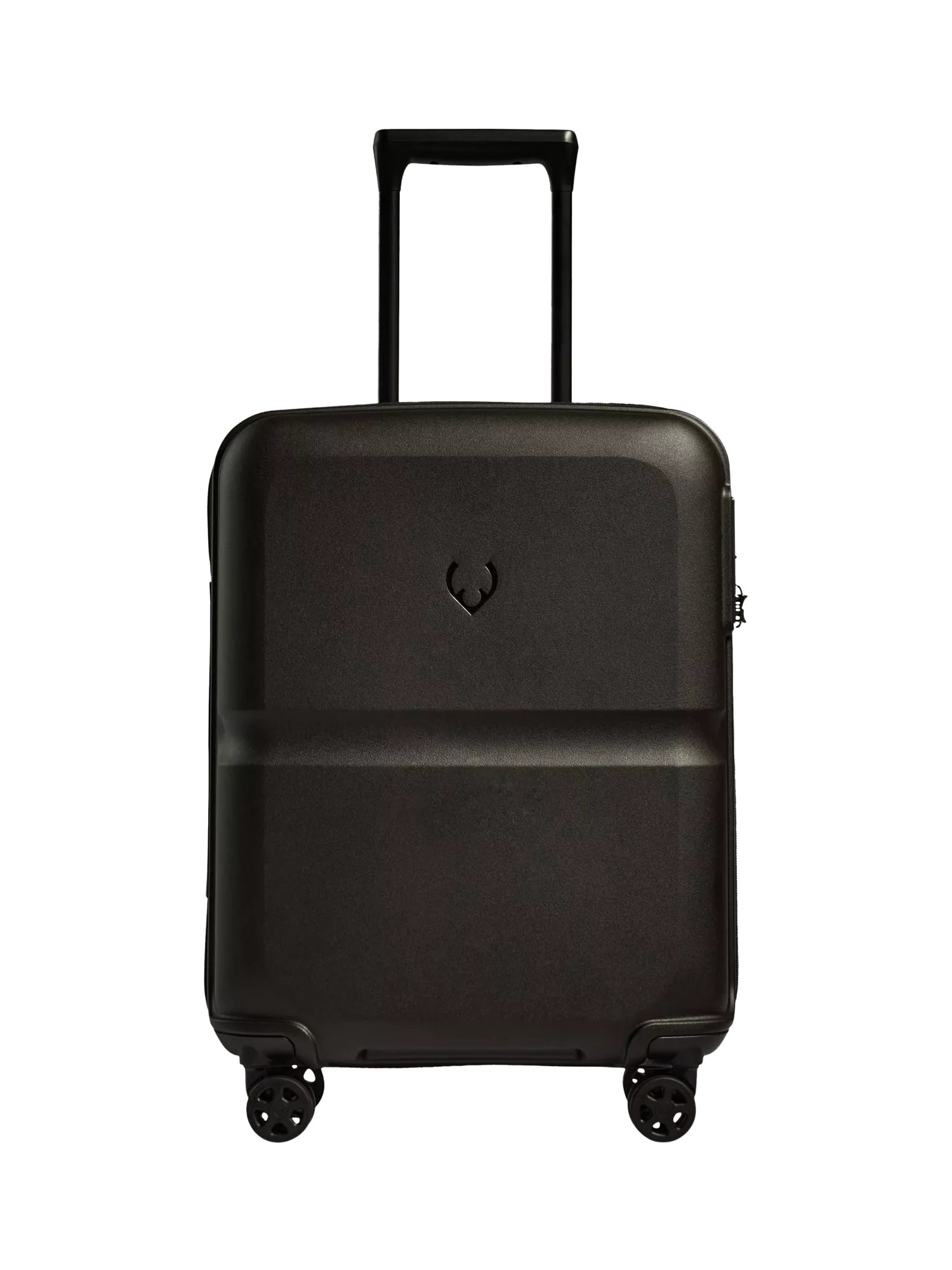 Antler 55cm Expandable Double Wheel Cabin Single Stripe Suitcase, 39L, Black