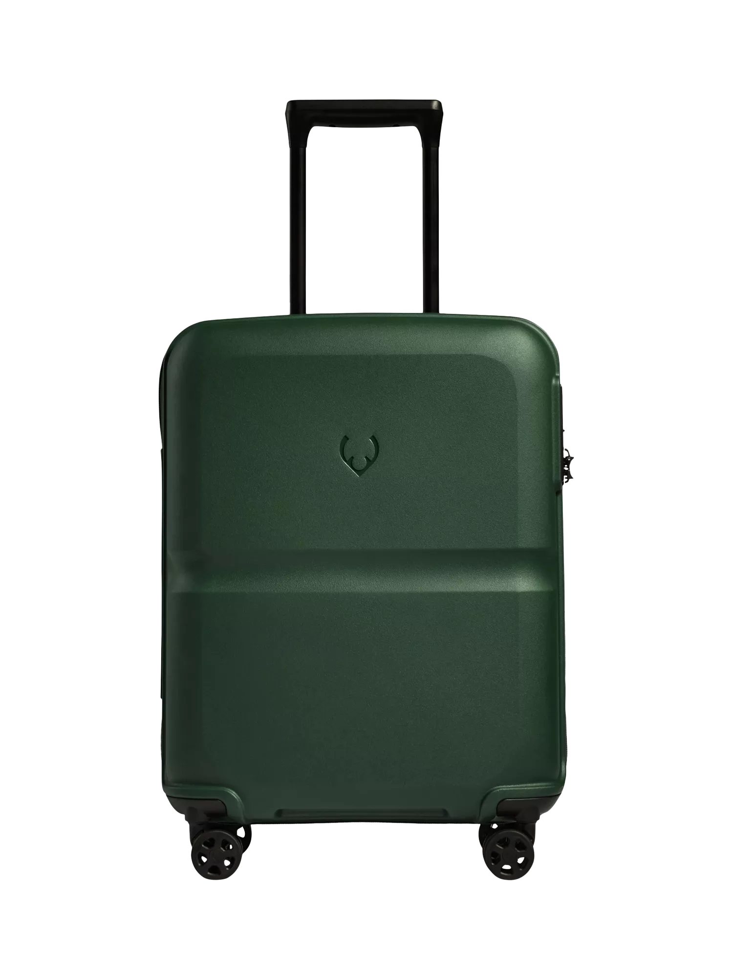 Antler 55cm Expandable Double Wheel Cabin Single Stripe Suitcase, 39L, Green