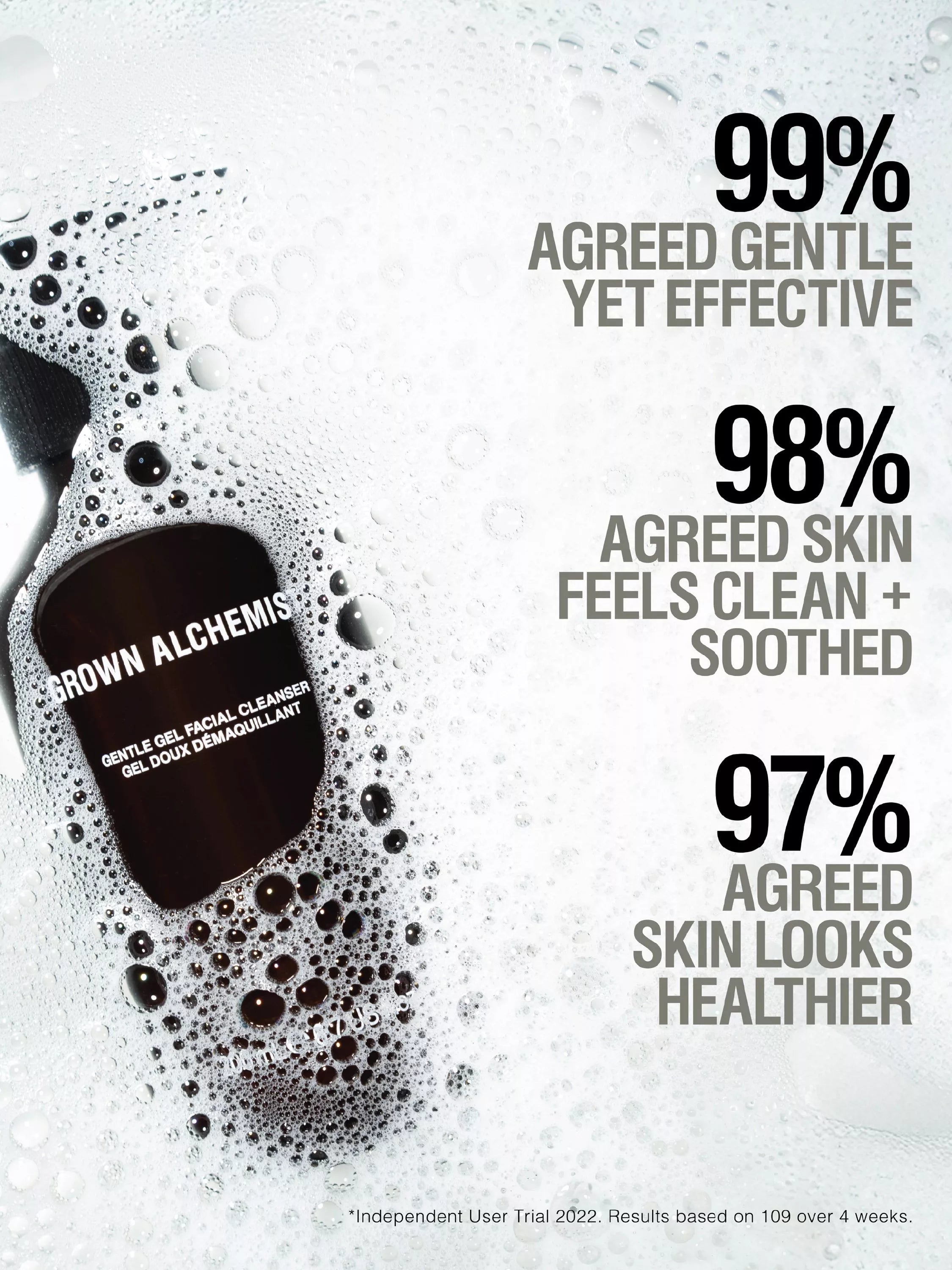 Grown Alchemist gentle gel facial cleanser 200ml, UK version