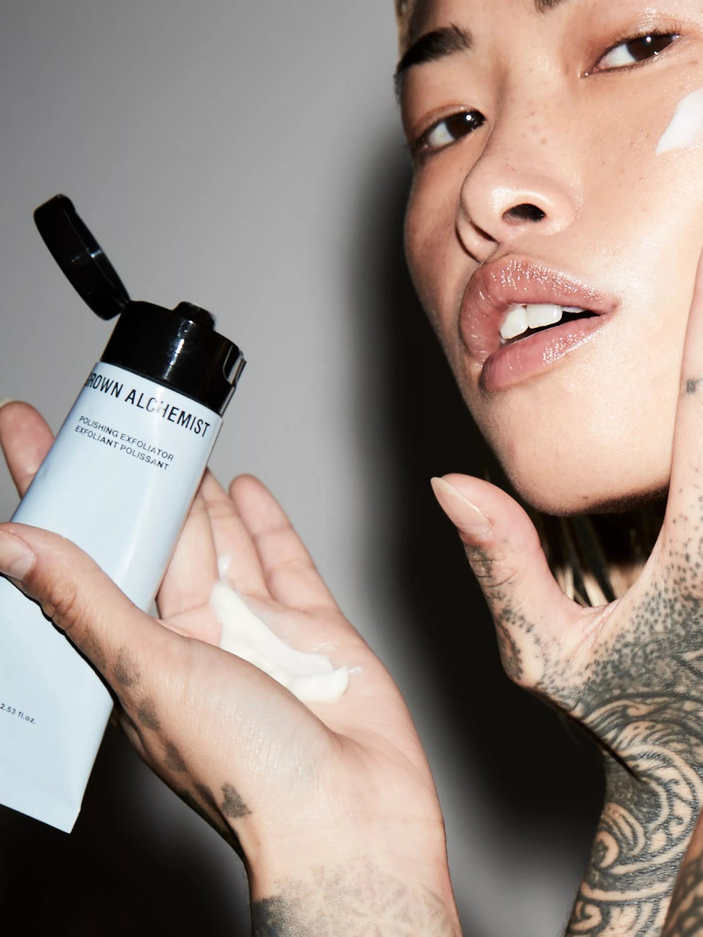Grown Alchemist Polishing Exfoliator 75ml, imported from the UK