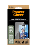 PanzerGlass screen protector Ultra-Wide Fit for iPhone 16/15, UK version
