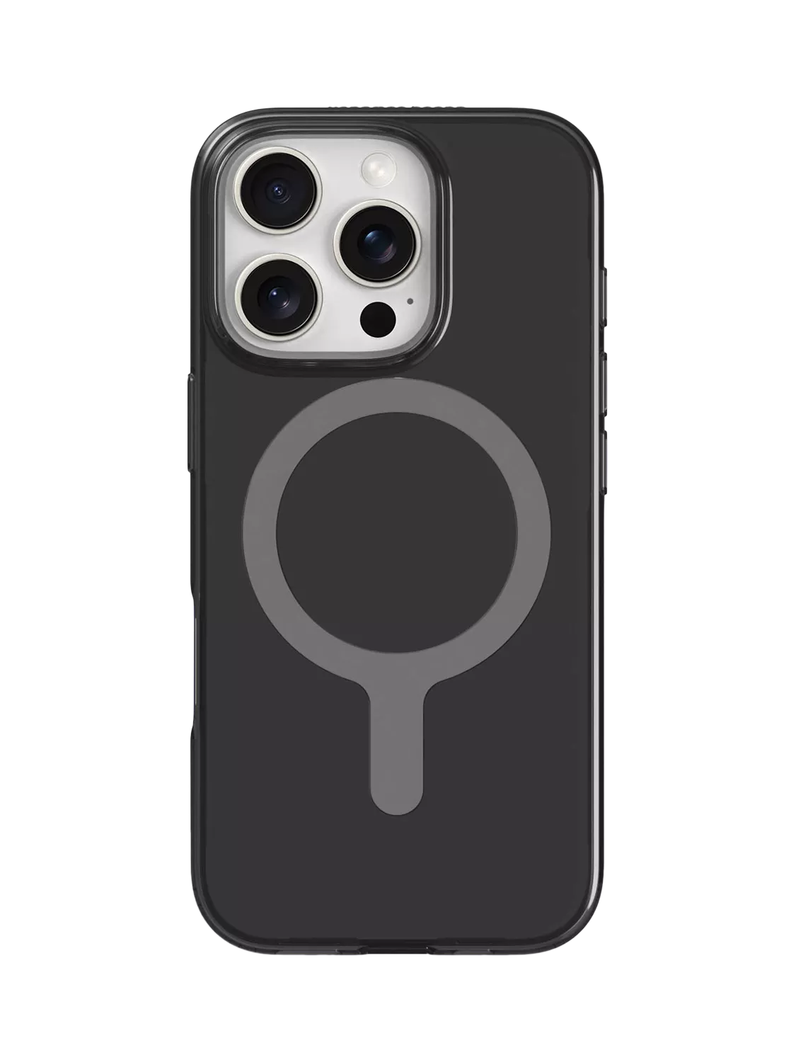 agood company phone case Tinted Black Clear for iPhone 16 Pro - British product