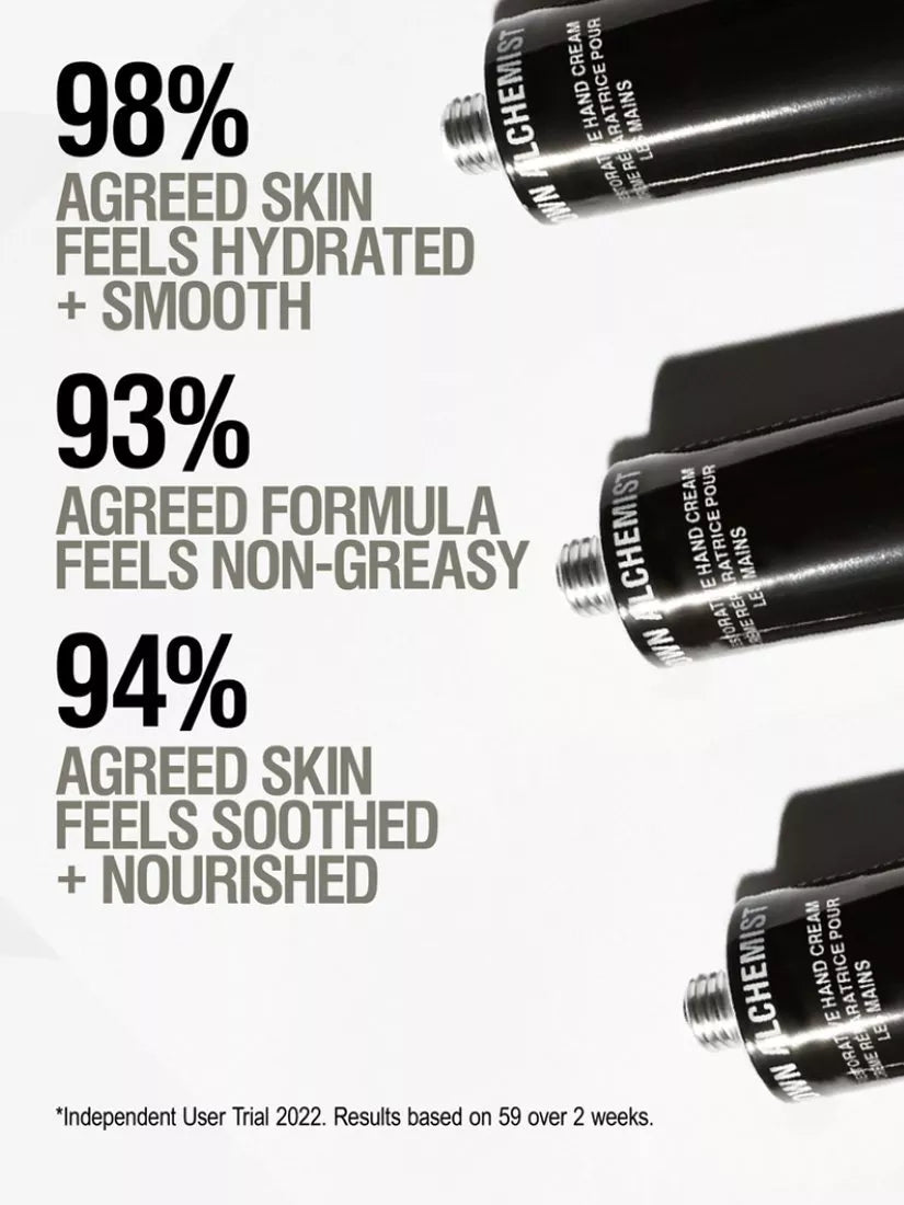 Grown Alchemist restorative hand cream 65ml, imported from the UK