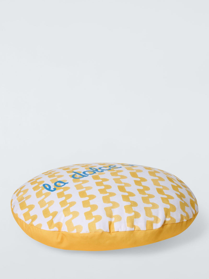John Lewis Dolce Vita Round Cushion Mimosa, UK version