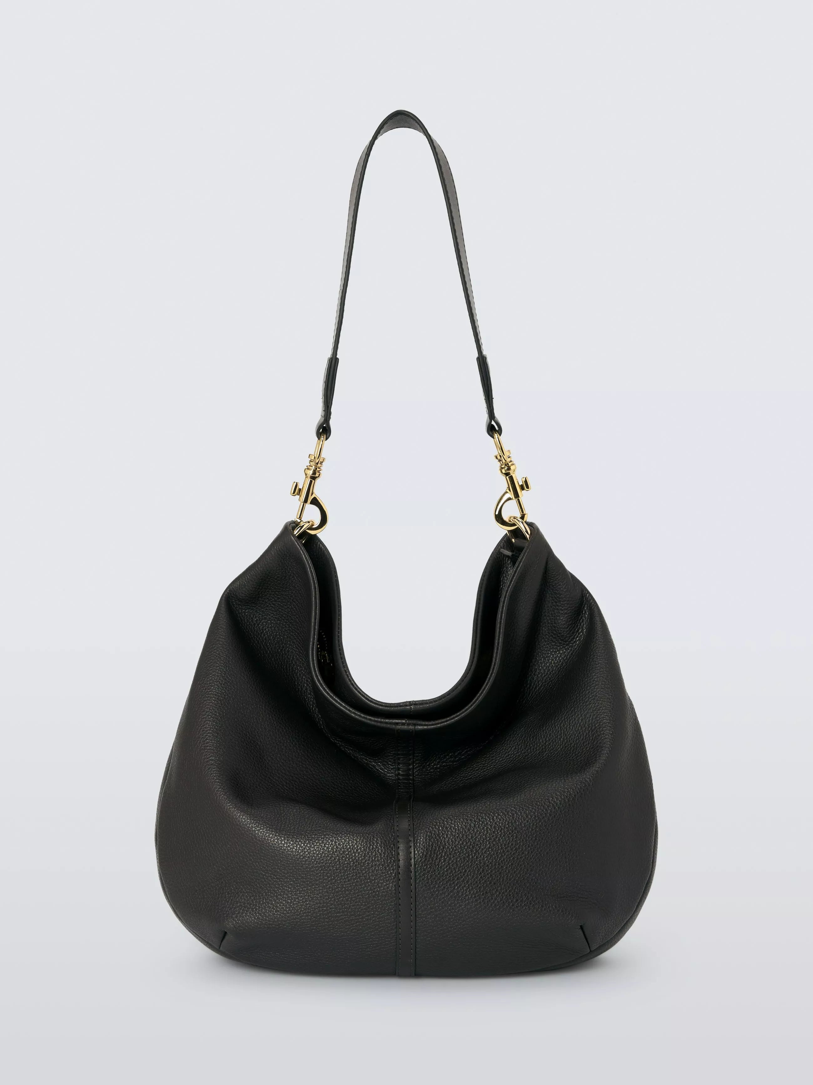 John Lewis oversized leather hobo shoulder bag, imported from the UK