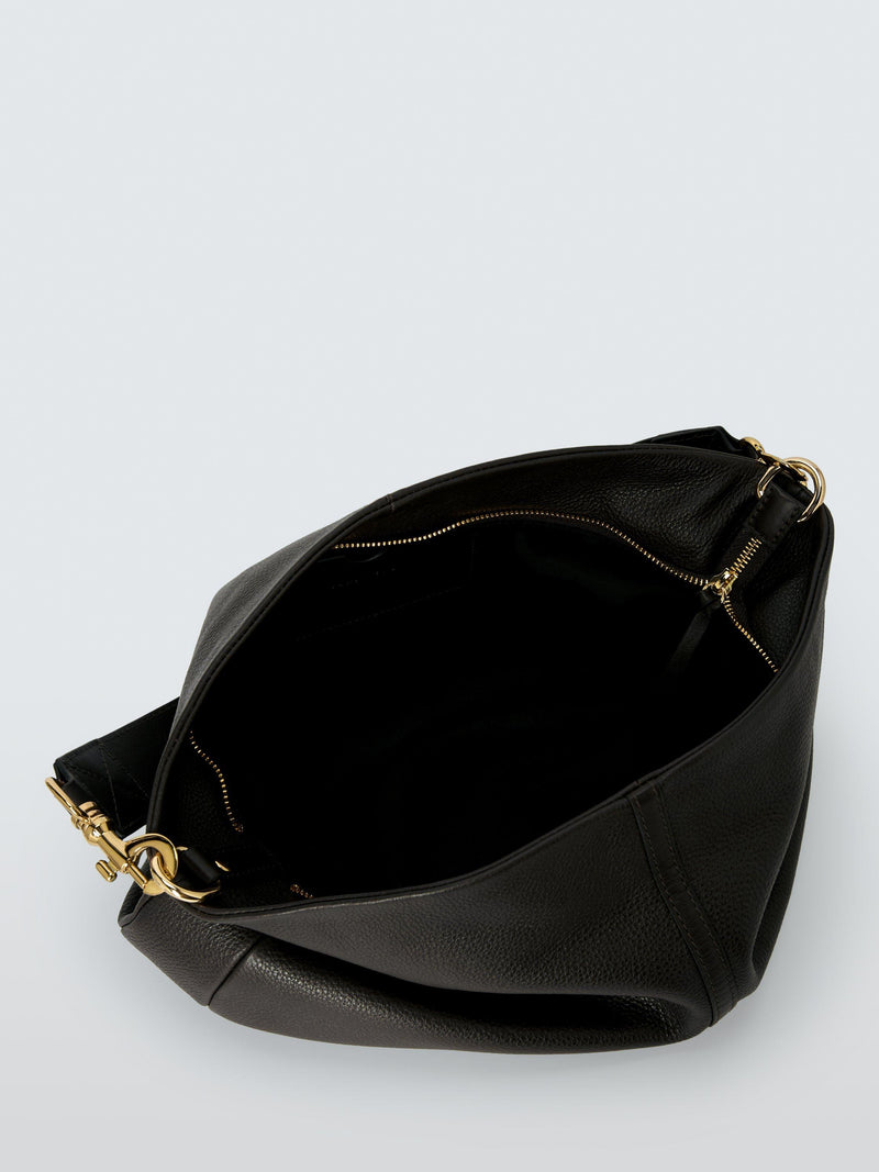 John Lewis oversized leather hobo shoulder bag, imported from the UK