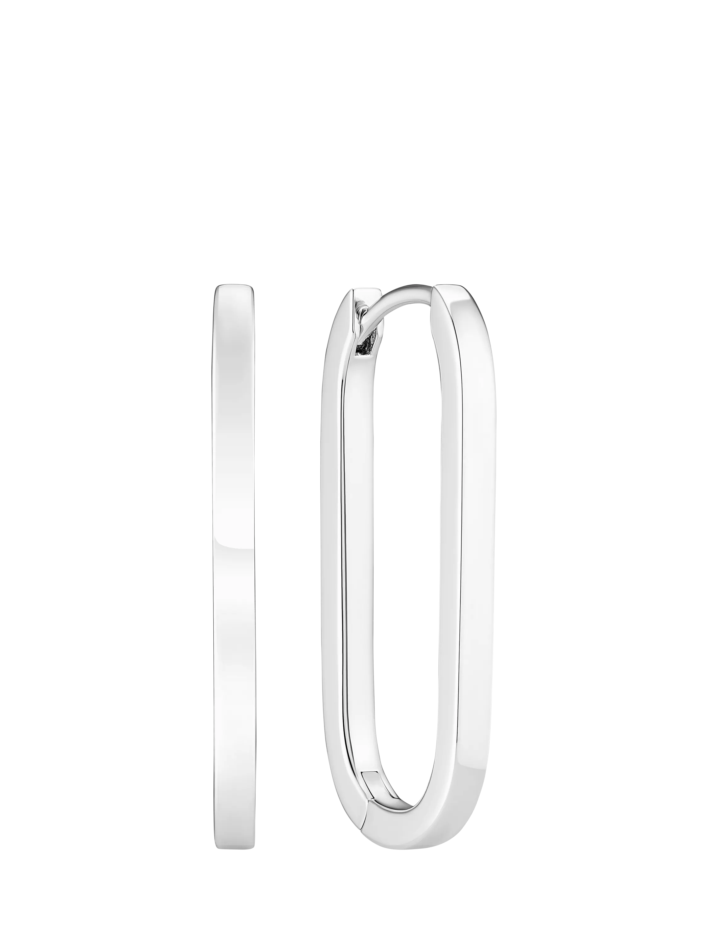 Sif Jakobs Jewellery cubic zirconia demi hoop earrings (British brand)