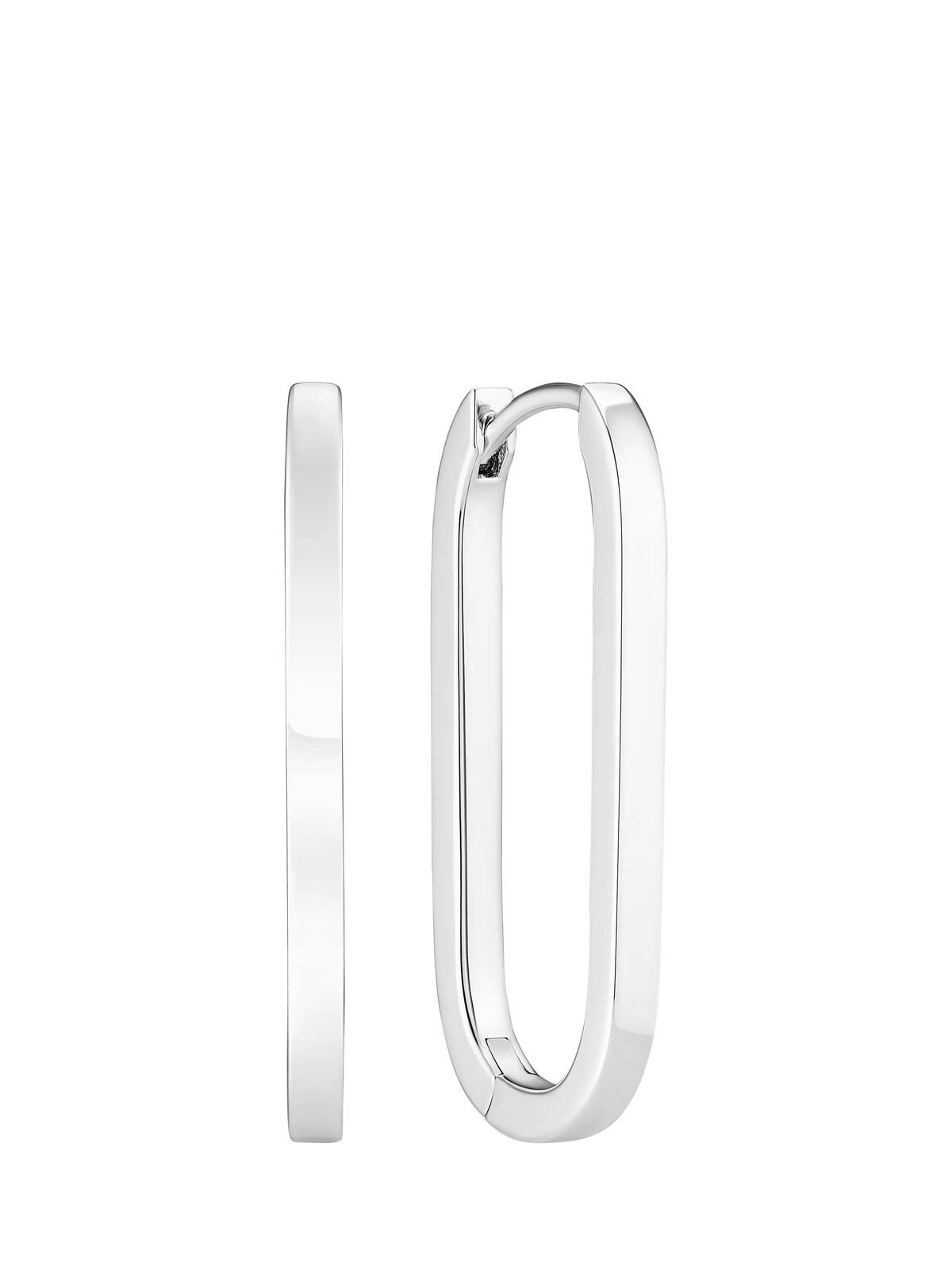Sif Jakobs Jewellery cubic zirconia demi hoop earrings (British brand)