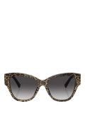 Dolce & Gabbana butterfly sunglasses in brown with gradient lens - British product