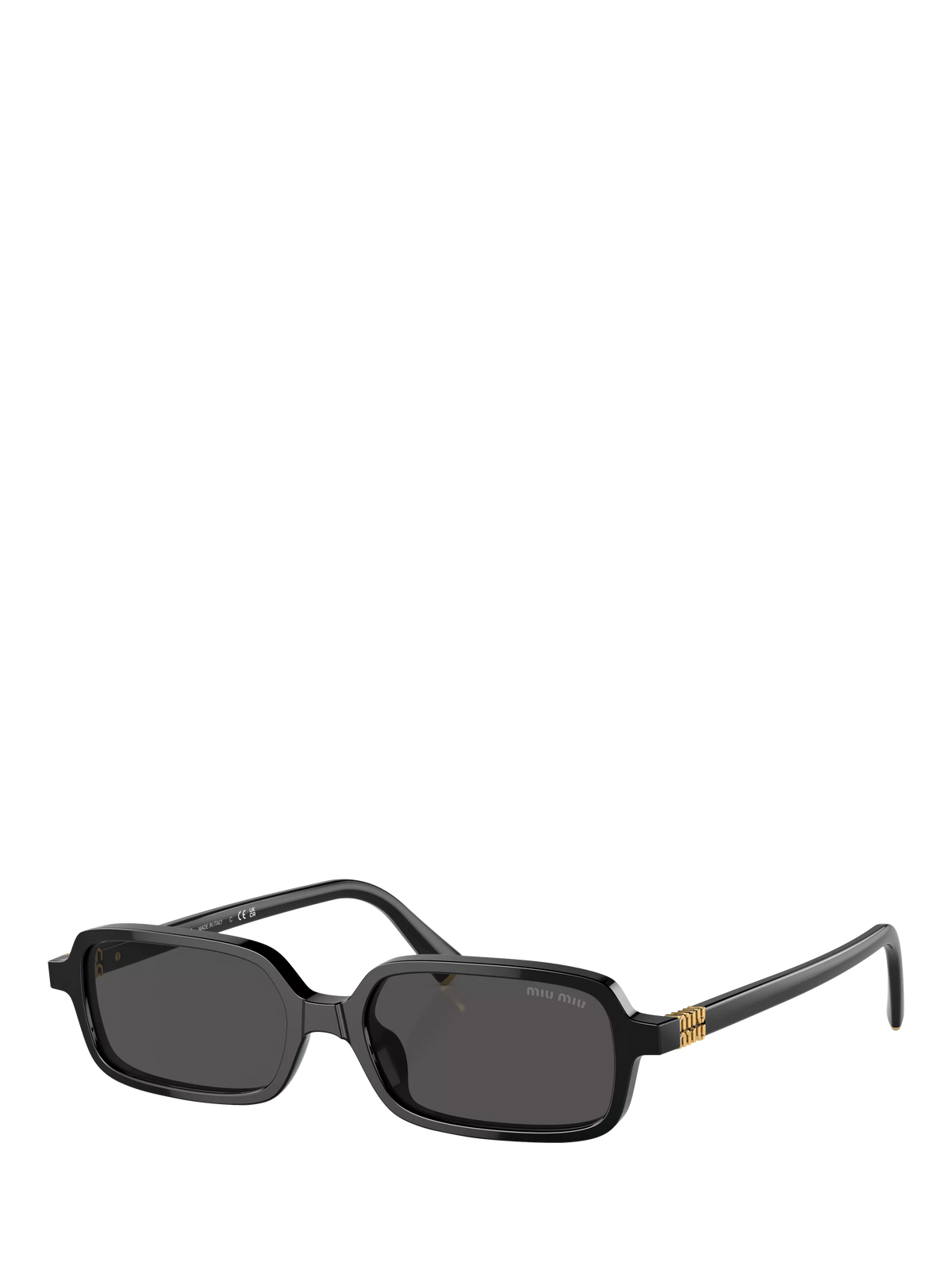 Miu Miu rectangular sunglasses black, UK version
