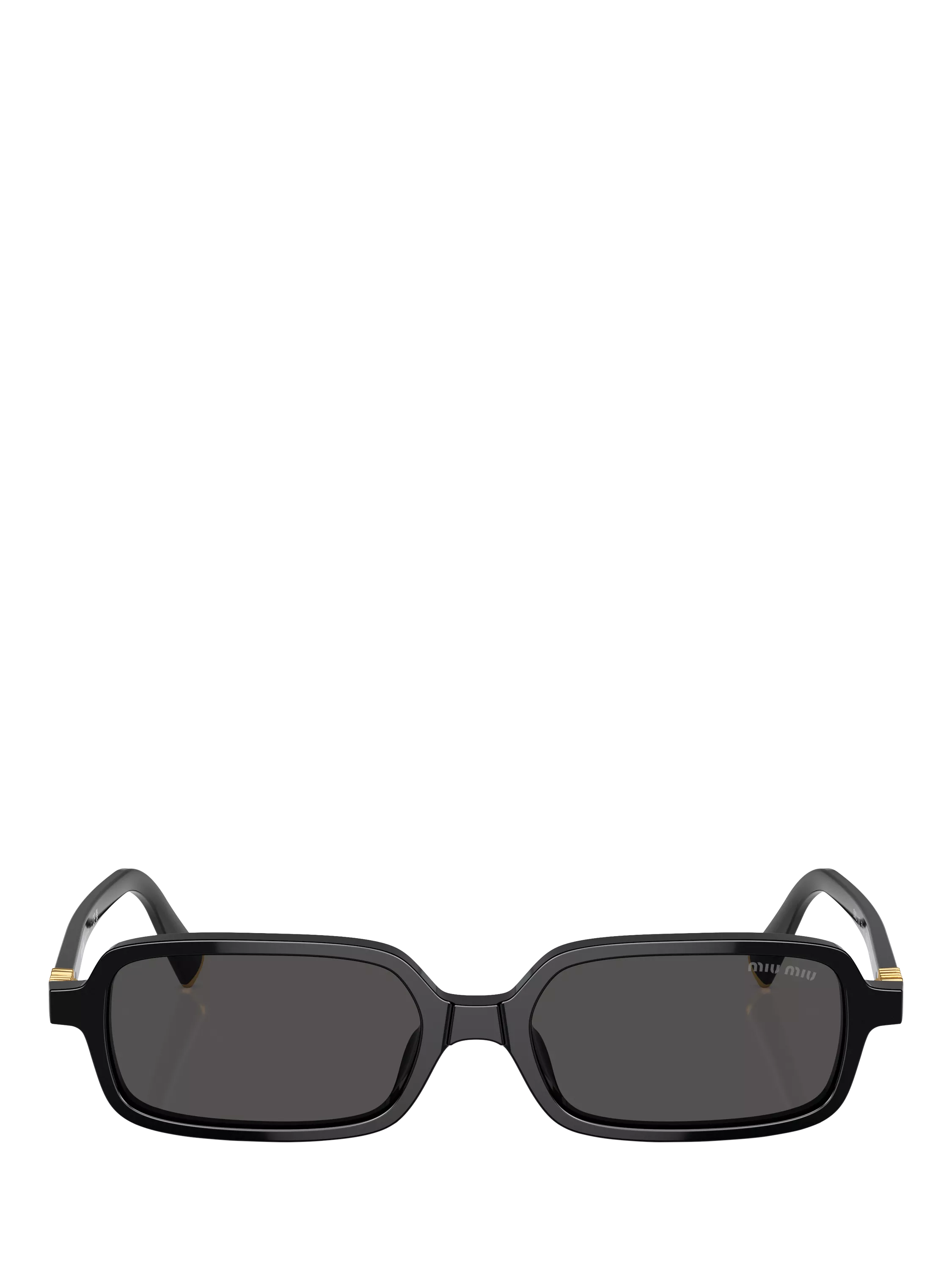 Miu Miu rectangular sunglasses black, UK version