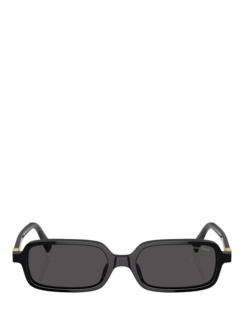 Miu Miu rectangular sunglasses black, UK version