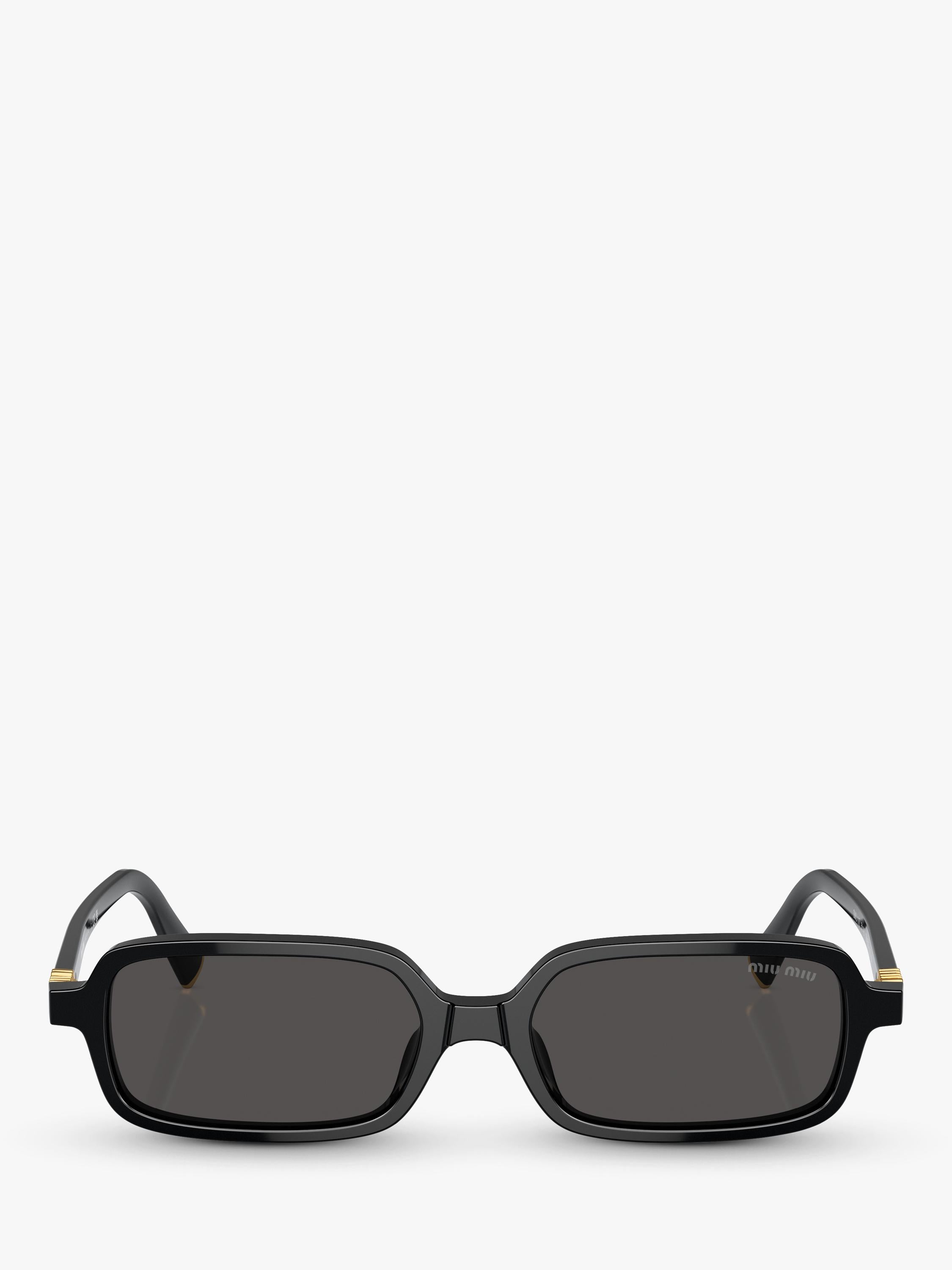 Miu Miu rectangular sunglasses black, UK version