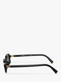 Miu Miu rectangular sunglasses black, UK version