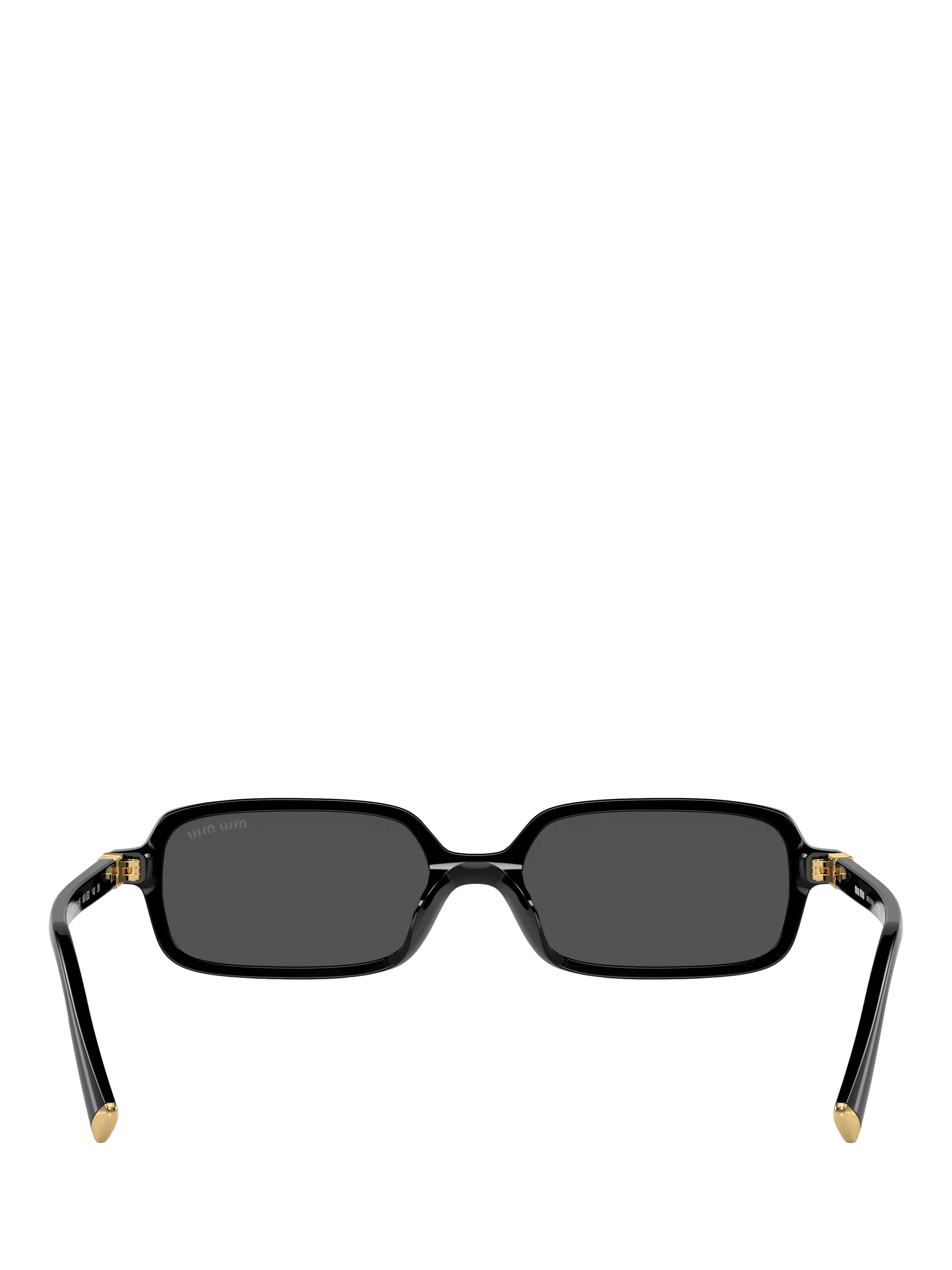Miu Miu rectangular sunglasses black, UK version