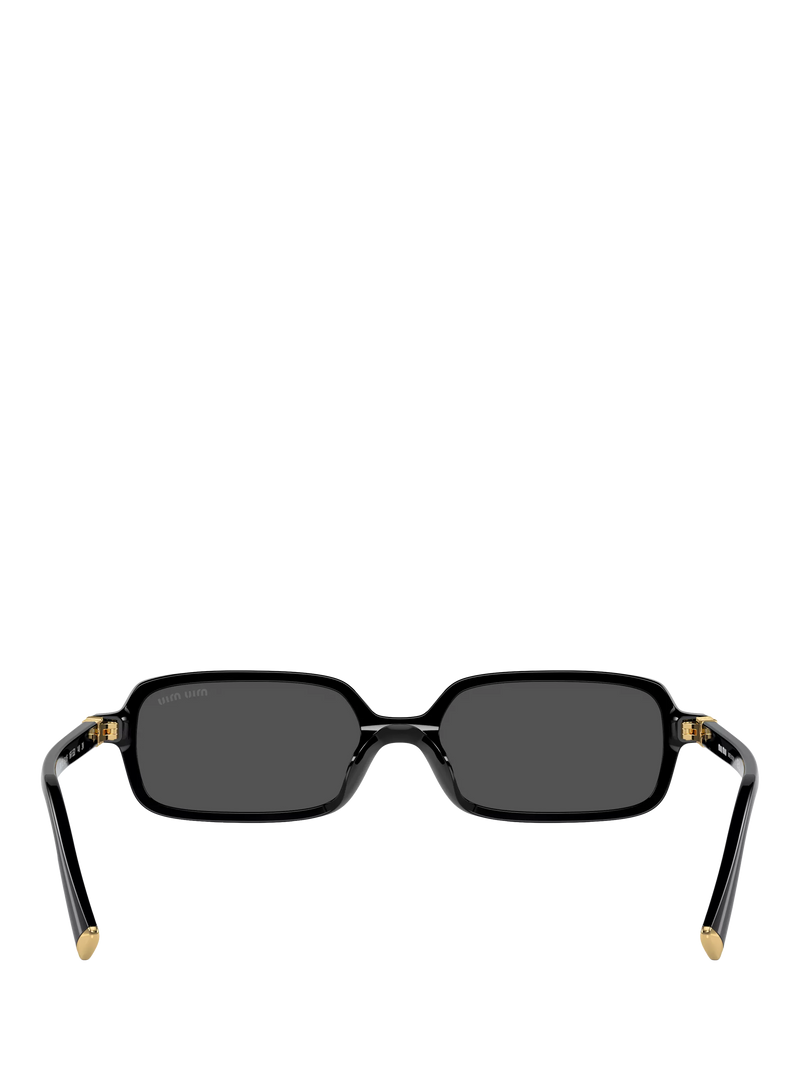Miu Miu rectangular sunglasses black, UK version