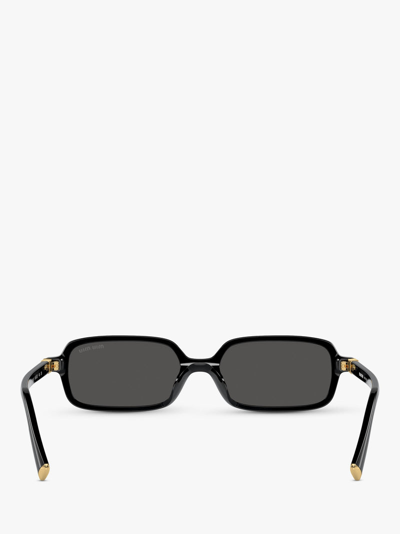 Miu Miu rectangular sunglasses black, UK version