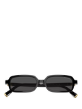 Miu Miu rectangular sunglasses black, UK version