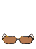Miu Miu rectangular sunglasses brown polyamide lens (British brand)