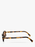 Miu Miu rectangular sunglasses brown polyamide lens (British brand)