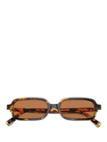 Miu Miu rectangular sunglasses brown polyamide lens (British brand)